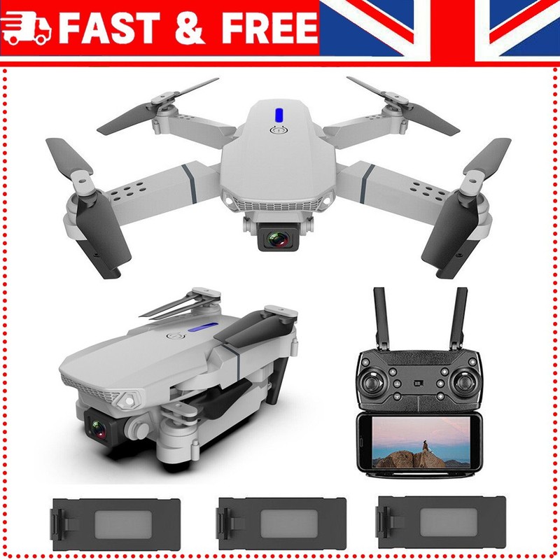 2026 Remote Control Drone Dual Camera 4K HD WiFi FPV Quadcopter with 3 Batteries