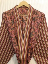 Pure Silk Black kimono Long Robe Gown Girl's Woman Silk Kimono KMO5365