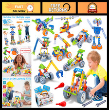 10-in-1 STEM Building Toys for Kids 4-8 Educational Learning Games Gifts