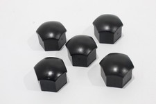 VW Polo 86C Mk2 schwarz Radmutter Schraube Abdeckkappen x5 NEU Original 321601173A01C