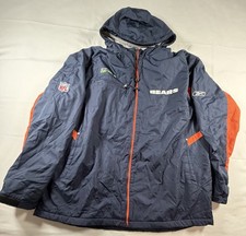 Reebok Chicago Bears On-Field  System Control Men’s Full Zip Jacket Size XL