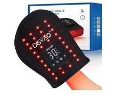 Red Light Therapy Hand Gloves - 660nm/850nm Dual Chip FDA-Cleared LEDs  Wrist S
