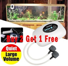 1X Air Pump USB Rechargeable Aerator Oxygen Pump Portable Air Bubbler Fish Tank