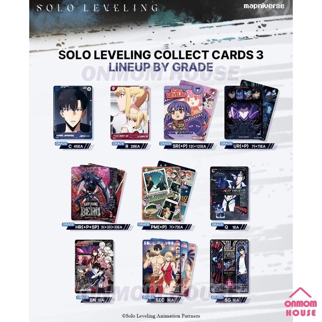 Solo Leveling TCG Collect Card Game Booster Box Collection Korean
