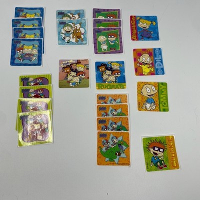 Lot 22 Vintage  Sandylion Viacom Rugrats Cartoon Stickers 2001 2.5'' Square
