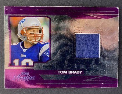 Tom Brady 2007 Playoff Prestige Prestigious Pros  Game-Worn Patch Purple /250