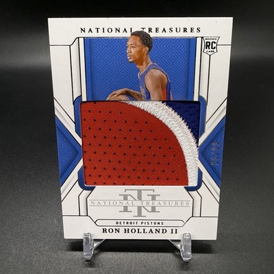 /99! True RP*  2024-25 National Treasures Ron Holland II RC Pistons Rookie #154