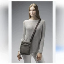 Hedgren Leonce RFID Crossbody Shoulder Gray Bag