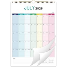 Calendar 2026-2027 - Wall Calendar 2026-2027, Jul. 2026 - Dec. 2027, 12" x