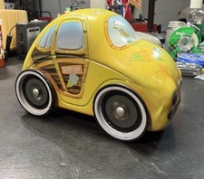 Vintage Surfs Up Hawaiian Designs Metal Candy Tin VW Dune Buggy Car