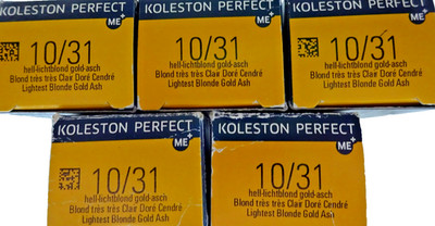 WELLA KOLESTON PERFECT RICH NATURALS ME+10/31hell-lichtblond gold-asch 5 X 60 ml