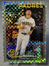 🌴⚾️JACKSON MERRILL 2024 Topps Chrome Update Rookie Debut X-Fractor #PADRES!⚾️🌴
