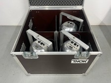 3x Showtec LED Par 64 Short Q4-18 inkl. Case,...