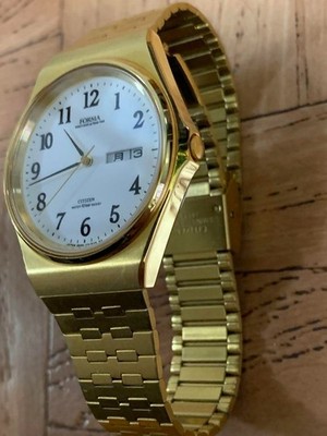 Citizen Forma 5500-F50093 Quartz Day-Date Watch Working | eBay