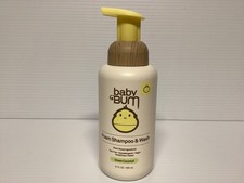 Sun Bum Foam Shampoo Wash Green Coconut Tear Free For Sensitive Skin 12oz