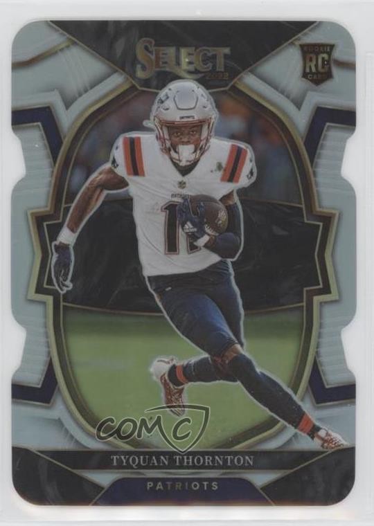2022 Panini Select Concourse Silver Prizm Die-Cut Tyquan Thornton #93 11fh