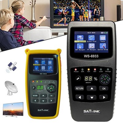 WS-6933 Camping Satfinder HD DVB-S + DVB-S2 8PSK SAT Messgerät EU DVB-S / DVB-S2