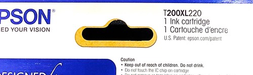NIB Genuine Epson 200XL Cyan Ink Cartridge C13T201220 Date: 03/2026 - 第 4/6 張圖片