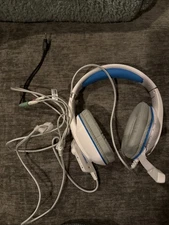  Gaming Headset - Beexcellent GM-3 Professional-PC-XBox One S-PS4-Blue, New #348