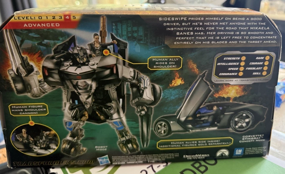 TRANSFORMERS HUMAN ALLIANCE SHADOW BLADE SIDESWIPE & MIKAELA BANES MISB SEALED!! - Image 2 of 4
