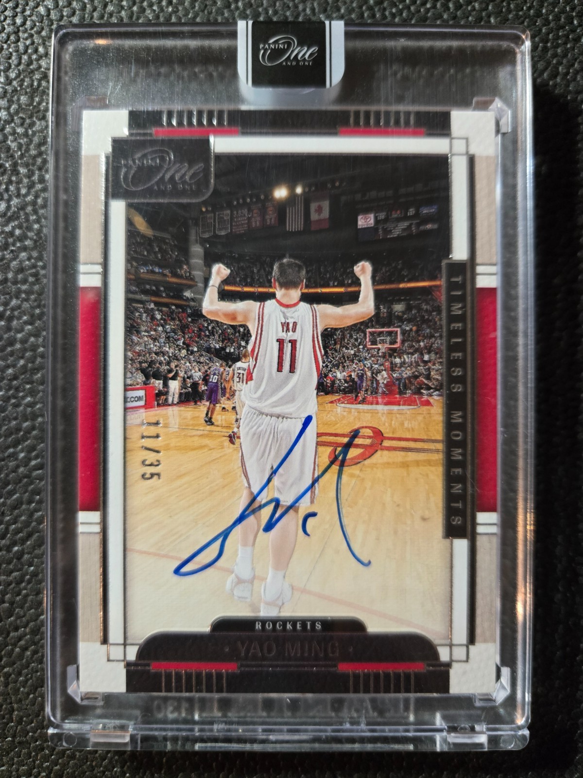 2023-24 Panini One and One * YAO MING TIMELESS MOMENTS AUTO #d 11/35 * JERSEY#