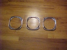 Gm 9796290 9796291 9796292 Headlight Bezels 1969 1970 Pontiac Grand Prix Gp
