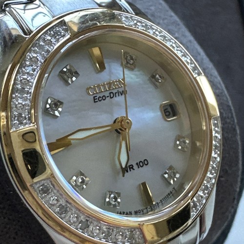 Citizen Regent Eco-Drive MOP Dial Ladies Watch EW1824-57D