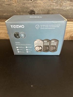 TEEHO TE001 Keypad Digital Deadbolt Oil Rubbed Bronze Weatherproof Keyless Entry