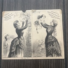 Antique Canfields Advertising Card Folder Canfield Dress Shield