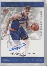2016 Panini National Treasures Rookie 7/99 Mindaugas Kuzminskas #204 Auto 0ja2