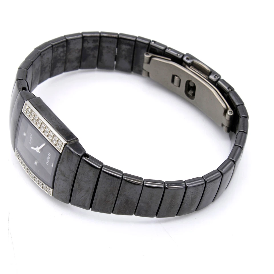 Rado Diastar Jubile Sintra Black Diamond Ceramic Quartz Womens Watch #WB3430-2 - image 4 of 4