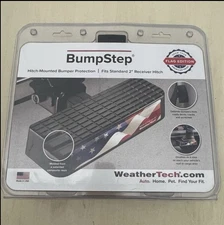 Weather Tech Bump Step 2” Receiver Hitch American Flag Edition New In Package