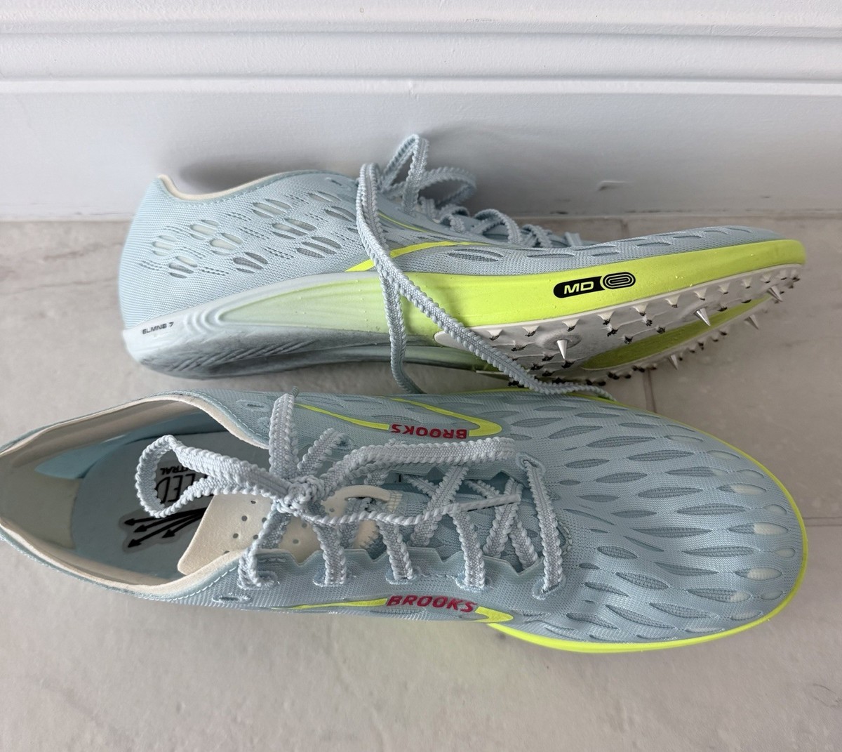 Size 10 - Brooks ELMN8 7 Blue Glow Nightlife for sale online 