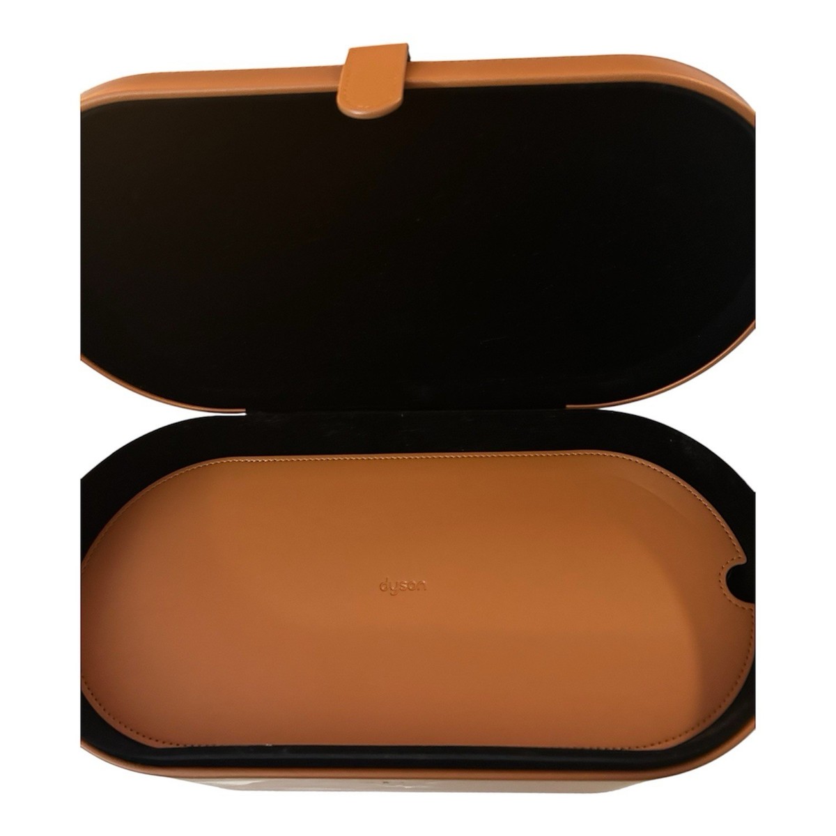 Dyson Airwrap Styler Leather Presentation Storage Case Tan