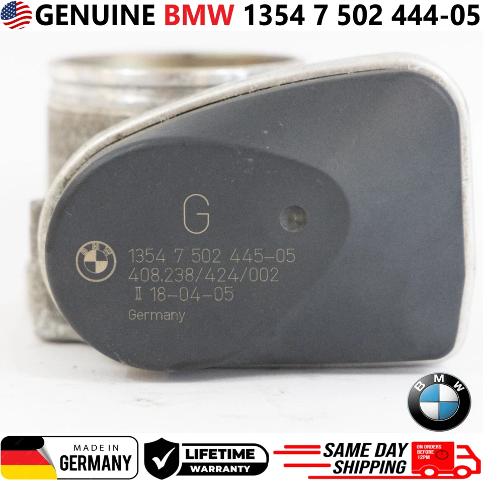 Cuerpo de acelerador BMW original para BMW Serie 3 X3 Z3 Z4 2001-2006 2,2 L 2,5 L, 7502444 Foto 3 de 4
