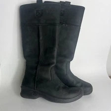 Keen Women's Black Arabella Bern 1009377 Leather Mid-Calf Winter Boot Size 6