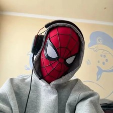 In Stock SpiderMan Brand New Day Adult Cosplay Mask with Magnetic Back Cover 3D