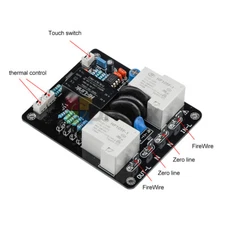 30A 2000W Dual-temperature Control Switch High Power Soft-start Board 105-235V