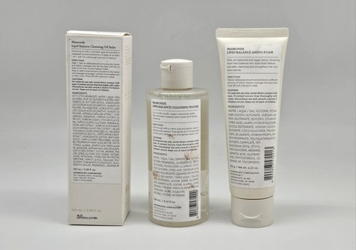 3 PIECE MAMONDE LIPID BALANCE Cleansing Water + Amino Foam + Cleansing Oil Balm - Picture 4 of 4