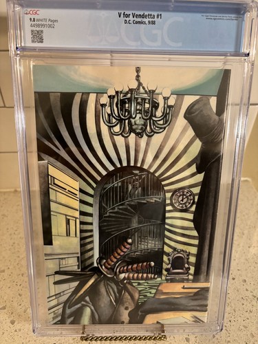 V for Vendetta #1 CGC 9,8 páginas blancas DC Comics 1988 - Imagen 2 de 3