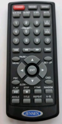 Original Jensen VM9510 Remote Control 