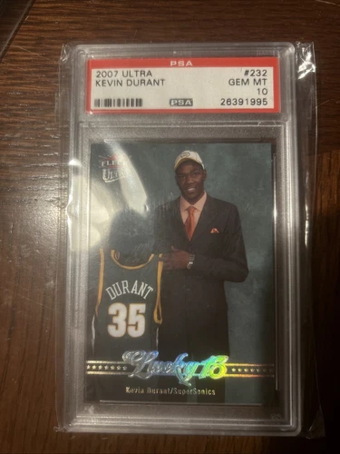 2007 Fleer Ultra Kevin Durant Rookie Card PSA 10 