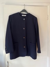 Quality Woman’s Avoca Wool Lined Navy Blazer 16 Gold/navy Buttons. Unworn