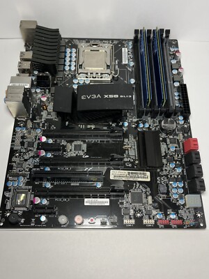 EVGA X58 SLI3 LGA 1366 DDR3 ATX Motherboard CPU Combo AS IS READ  DESCRIPTION