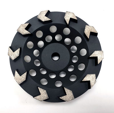 2PK 7  Premium Arrow Segment Pro Diamond Grinding Cup Wheel-  5/8''-11 Arbor 