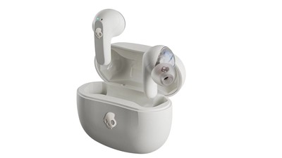 810045687049 Kopfhörer Skullcandy Rail True Wireless Bone/Orange Glow Skullcandy