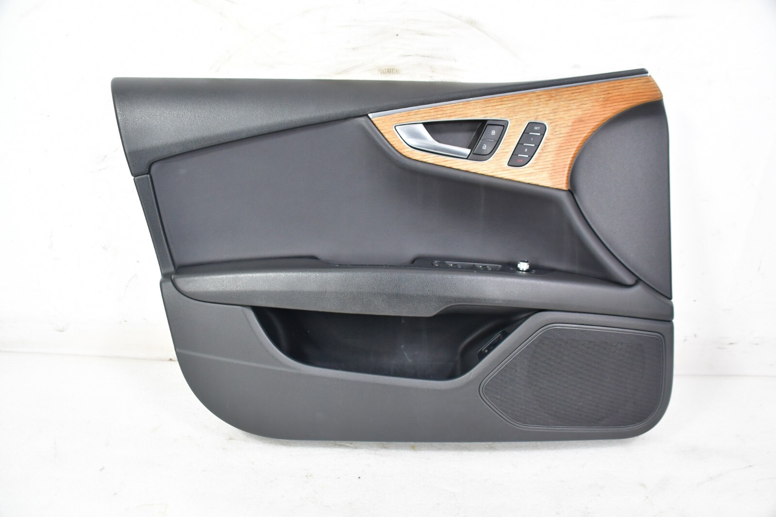 💎 2012-2017 AUDI A7 FRONT LEFT DRIVER SIDE INTERIOR DOOR PANEL BLACK OEM