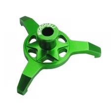 Microheli CNC Aluminum Swashplate Leveler (GREEN) - BLADE 300X