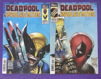 Captain America #11 Fantastic Four #22 * 2024 Deadpool Wolverine McNiven Homage