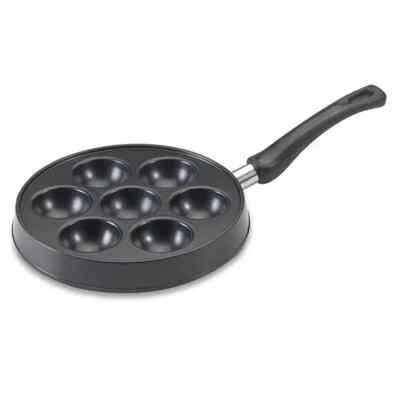 Nordic Ware 7 Loch Danish Ebelskiver Pfanne 1 x 23,6 cm, Aluminium
